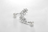 Sterling Silver Earring with Swarovski Crystals
