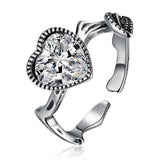 Sterling Silver Adjustable Ring