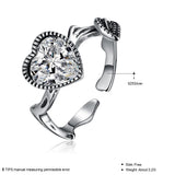 Sterling Silver Adjustable Ring