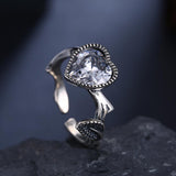 Sterling Silver Adjustable Ring
