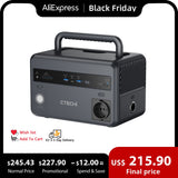 Portable Solar Powered Power Station 300W with LiFePO4 Battery 299Wh Battery Power Supply
