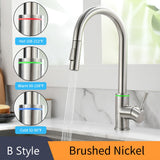 Gold Kitchen Faucets Silver Single Handle Pull Out Kitchen Tap Single Hole Handle Swivel Degree Water Mixer Tap Mixer Tap 866011