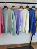 Women's Oversized Knitted Sweater (10 Colors)