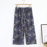 New ladies summer shorts cropped pants thin section soft artificial cotton loose casual home pants can be worn outside