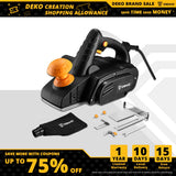 DEKO DKEP900 220V 900W Handheld Electric Power Planer for Wood Cutting