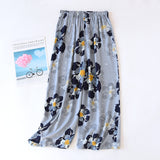 New ladies summer shorts cropped pants thin section soft artificial cotton loose casual home pants can be worn outside