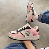 Hello Kitty Shoes Women's Shoes All-match Light Breathable Casual Sport Shoe Pink Cute Sneakers for Girl