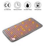 120w110/240v Electric Heating Pad Shoulder Neck Back Spine Leg Pain Relief Timed Physiotherapy Winter Heater 75x40cm/60x30cm