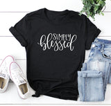 Simply Blessed Unisex Shirt. Faith Shirt.