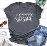 Simply Blessed Unisex Shirt. Faith Shirt.
