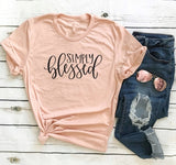 Simply Blessed Unisex Shirt. Faith Shirt.