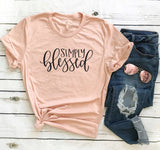 Simply Blessed Unisex Shirt. Faith Shirt.