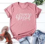 Simply Blessed Unisex Shirt. Faith Shirt.