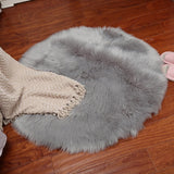 Soft Artificial Sheepskin Rug Chair Cover Bedroom