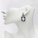 Fashion Zircon earrings love heart