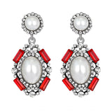 Fashion Zircon earrings love heart