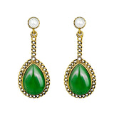 Fashion Zircon earrings love heart