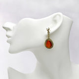 Fashion Zircon earrings love heart