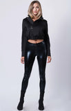 CROPPED SCUBA MOTORCYCLE JACKET
