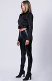 CROPPED SCUBA MOTORCYCLE JACKET