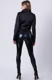 CROPPED SCUBA MOTORCYCLE JACKET