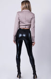CROPPED SCUBA MOTORCYCLE JACKET