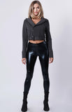 CROPPED SCUBA MOTORCYCLE JACKET