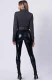 CROPPED SCUBA MOTORCYCLE JACKET