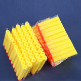 100pcs For Nerf Bullets EVA Soft Hollow Hole Head 7.2cm Refill Bullet Darts for Nerf Toy Gun Accessories for Nerf Blasters