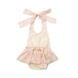 0-24 Months  Newborn Baby Girl Flower Clothes Long Sleeve Lace Romper Dress One-Pieces Outfit - shopwishi 