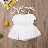 0-24 Months  Newborn Baby Girl Flower Clothes Long Sleeve Lace Romper Dress One-Pieces Outfit - shopwishi 