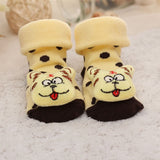 Baby socks rubber anti slip floor cartoon kids Toddlers autumn spring Fashion Animal newborn Cute 0-6-12month