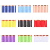 100pcs For Nerf Bullets EVA Soft Hollow Hole Head 7.2cm Refill Bullet Darts for Nerf Toy Gun Accessories for Nerf Blasters