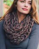 Ultra-Soft Copper Chunky Infinity Scarf