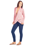 Women's Long Sleeve Criss Cross Cardigan Small to 3XL Athleisure Made