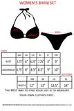 Women's Juniors Ruffle USA Flag Bikini Set Swimwear - shopwishi 