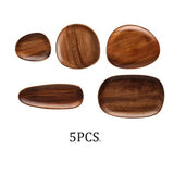 Wooden Oval Serving Dishes