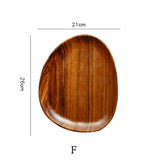 Wooden Oval Serving Dishes