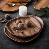 Wooden Oval Serving Dishes