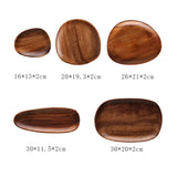 Wooden Oval Serving Dishes