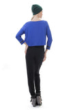 2-Young Crop Top Blue Royal