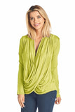 Women's Long Sleeve Criss Cross Cardigan Small to 3XL Athleisure Made