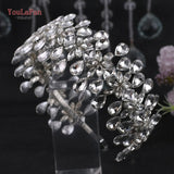 YouLaPan Pearl Rhinestone Tiara - Wedding Headpiece