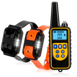 Electric Dog Training Collars Waterproof Dog Barking Control Device Anti Bark 800m Dog Shock Training Collar Rechargeable Remote