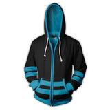Alice in Wonderland Cheshire Cat Cosplay Costume Men Woman 3D Movie Hoodies Sweatshirt Jacket Coat Hooded Top New