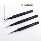 VETUS Eyelash Extension Tweezers Volume Lashes Stainless Steel Tweezer Non-Magnetic Eyelashes Tools Professional Makeup Tool