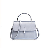 Genuine Leather Shoulder Bag Women's Bag 2021 New Fashion Oil Wax Leather Four Seasons Large Capacity Portable Tote