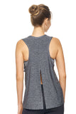 AE264 Women's Tie Back Muscle Tee