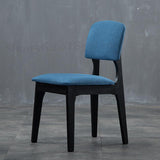 Special Offer Solid Wood Black Simple Backrest Hotel Dining Chair Home Furniture Restaurant Coffee Chair