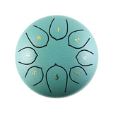 6 Inch Lotus Drum 8 Tone Steel Tongue Drum Percussion Musical Instrument With Drumsticks With a Clean Ethereal Buddha-Like Sound